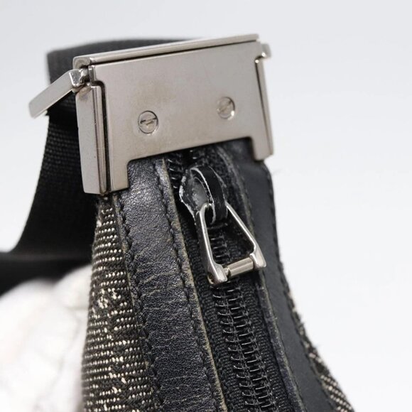 GUCCI GG Canvas Shoulder Bag Gray Silver 35098 Auth - Picture 12 of 16